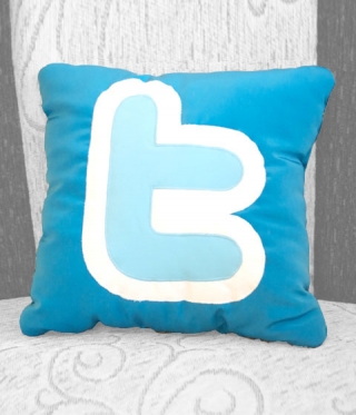  Декоративна Възглавница Twitter