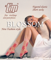 Фигурални еластични дамски чорапи Blossom