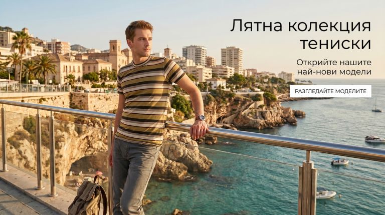 Мъжки тениски и летни модели