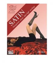Еластични дамски 3/4 чорапи Сатен
